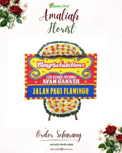 Bunga Papan Congratulation di Kemetul